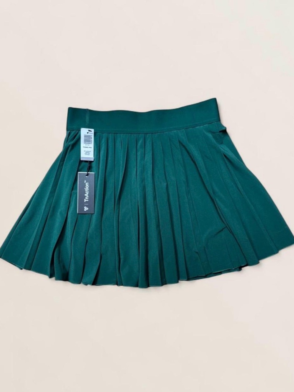 TNA Emerald Green Pleated Skater Skort